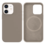 LindeCovers iPhone 12 Mini Silikonecover - MagSafe Kompatibel 23 Pebble