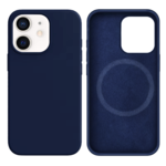 LindeCovers iPhone 12 Mini Silikonecover - MagSafe Kompatibel 63 Navy Blue