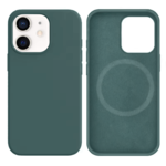 LindeCovers iPhone 12 Mini Silikonecover - MagSafe Kompatibel 58 Pine Needle Green