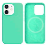 LindeCovers iPhone 12 Mini Silikonecover - MagSafe Kompatibel 50 Rehmannia Green