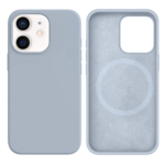 LindeCovers iPhone 12 Mini Silikonecover - MagSafe Kompatibel 26 Blue Gray