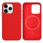 LindeCovers iPhone 13 Pro Silikonecover - MagSafe Kompatibel 14 Red