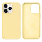 LindeCovers iPhone 13 Pro Silikonecover - MagSafe Kompatibel 51 Milk Yellow