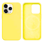 LindeCovers iPhone 13 Pro Silikonecover - MagSafe Kompatibel 37 Lemon Yellow
