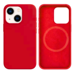 LindeCovers iPhone 13 Mini Silikonecover - MagSafe Kompatibel 39 Cranberry