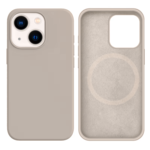 LindeCovers iPhone 13 Mini Silikonecover - MagSafe Kompatibel 10 Rock Gray