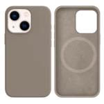LindeCovers iPhone 13 Mini Silikonecover - MagSafe Kompatibel 23 Pebble