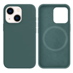 LindeCovers iPhone 13 Mini Silikonecover - MagSafe Kompatibel 58 Pine Needle Green