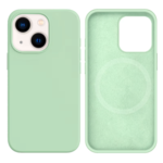 LindeCovers iPhone 13 Mini Silikonecover - MagSafe Kompatibel 68 Pistachio