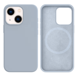 LindeCovers iPhone 13 Mini Silikonecover - MagSafe Kompatibel 26 Blue Gray