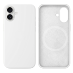 LindeCovers iPhone 16 Silikonecover - MagSafe Kompatibel 9 White