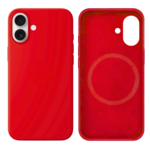 LindeCovers iPhone 16 Silikonecover - MagSafe Kompatibel 14 Red