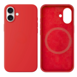 LindeCovers iPhone 16 Silikonecover - MagSafe Kompatibel 39 Cranberry