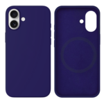 LindeCovers iPhone 16 Silikonecover - MagSafe Kompatibel 30 Dark Purple