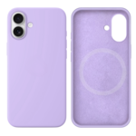 LindeCovers iPhone 16 Silikonecover - MagSafe Kompatibel 76 Lilac