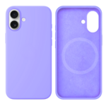 LindeCovers iPhone 16 Silikonecover - MagSafe Kompatibel 41 Light Purple