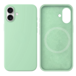 LindeCovers iPhone 16 Silikonecover - MagSafe Kompatibel 68 Pistachio