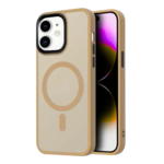 LindeCovers iPhone 11 Transparent Cover - MagSafe Kompatibel 01 Dessert Gold