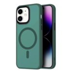 LindeCovers iPhone 11 Transparent Cover - MagSafe Kompatibel 09 Alpine Green