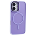 LindeCovers iPhone 16 Transparent Cover - MagSafe Kompatibel 05 Light Purple