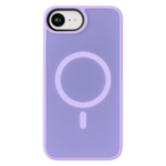 LindeCovers iPhone 16e Transparent Cover - MagSafe Kompatibel 05 Light Purple