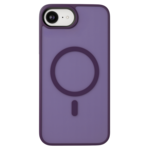 LindeCovers iPhone 16e Transparent Cover - MagSafe Kompatibel 06 Dark Purple