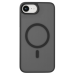 LindeCovers iPhone 16e Transparent Cover - MagSafe Kompatibel 08 Black