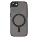 LindeCovers iPhone 16e Premium Transparent Cover - MagSafe Kompatibel 08 Black