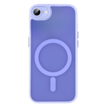 LindeCovers iPhone 16e Premium Transparent Cover - MagSafe Kompatibel 05 Light Purple