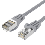 LindeCables CAT6A S/FTP Netværkskabel - 3 m Grå