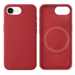 LindeCovers iPhone 16e Silikonecover - MagSafe Kompatibel 25 Camellia Red