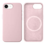 LindeCovers iPhone 16e Silikonecover - MagSafe Kompatibel 75 Gray Pink
