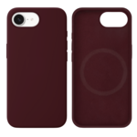 LindeCovers iPhone 16e Silikonecover - MagSafe Kompatibel 67 Plum