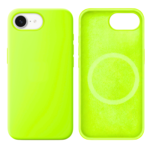 LindeCovers iPhone 16e Silikonecover - MagSafe Kompatibel 60 Fluorescent Green