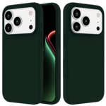 LindeCovers iPhone 17 Pro - Silikonecover 49 Green Black