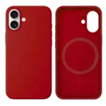 LindeCovers iPhone 17 Silikonecover - MagSafe Kompatibel 33 Dark Red