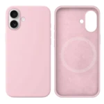 LindeCovers iPhone 17 Silikonecover - MagSafe Kompatibel 75 Gray Pink