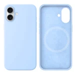 LindeCovers iPhone 17 Silikonecover - MagSafe Kompatibel 43 New Sky Blue