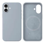 LindeCovers iPhone 17 Silikonecover - MagSafe Kompatibel 26 Blue Gray