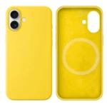 LindeCovers iPhone 17 Silikonecover - MagSafe Kompatibel 55 Light Yellow