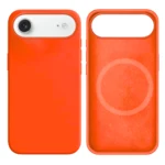 LindeCovers iPhone Air Silikonecover - MagSafe Kompatibel 66 Golden Orange