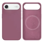 LindeCovers iPhone Air Silikonecover - MagSafe Kompatibel 62 Black Currant