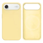 LindeCovers iPhone Air Silikonecover - MagSafe Kompatibel 51 Milk Yellow