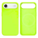 LindeCovers iPhone Air Silikonecover - MagSafe Kompatibel 60 Fluorescent Green