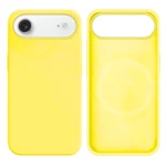 LindeCovers iPhone Air Silikonecover - MagSafe Kompatibel 37 Lemon Yellow