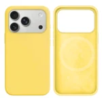 LindeCovers iPhone 17 Pro Silikonecover - MagSafe Kompatibel 4 Yellow