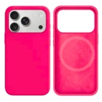 LindeCovers iPhone 17 Pro Silikonecover - MagSafe Kompatibel 47 Fluorescent