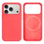 LindeCovers iPhone 17 Pro Silikonecover - MagSafe Kompatibel 29 Peach