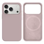 LindeCovers iPhone 17 Pro Silikonecover - MagSafe Kompatibel 7 Lavender Violet