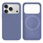 LindeCovers iPhone 17 Pro Silikonecover - MagSafe Kompatibel 46 Lavender Gray